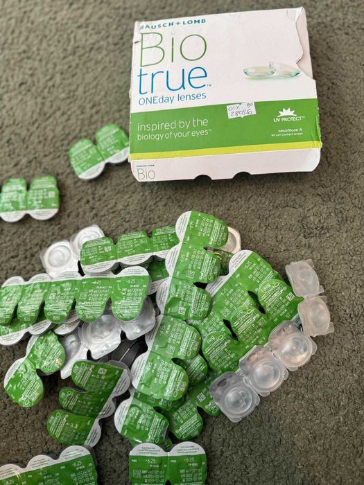 Soczewki jednodniowe Biotrue ONEday 80 sztuk Bausch + Lomb Moc: -6.25 28096