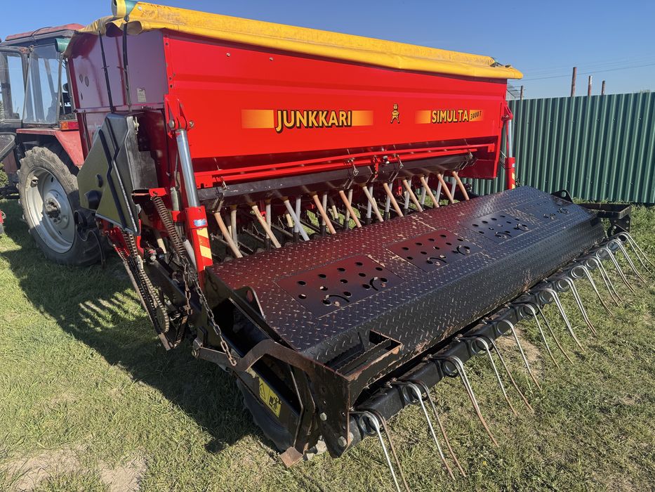 Сівалка Зернова Дискова 3-метри Simulta Junkkari 3000T як Vaderstad