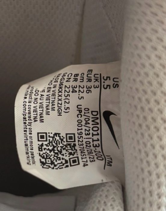 Sapatilhas Nike brancas