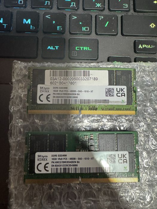 SK hynix SODIMM DDR5 2x16Gb