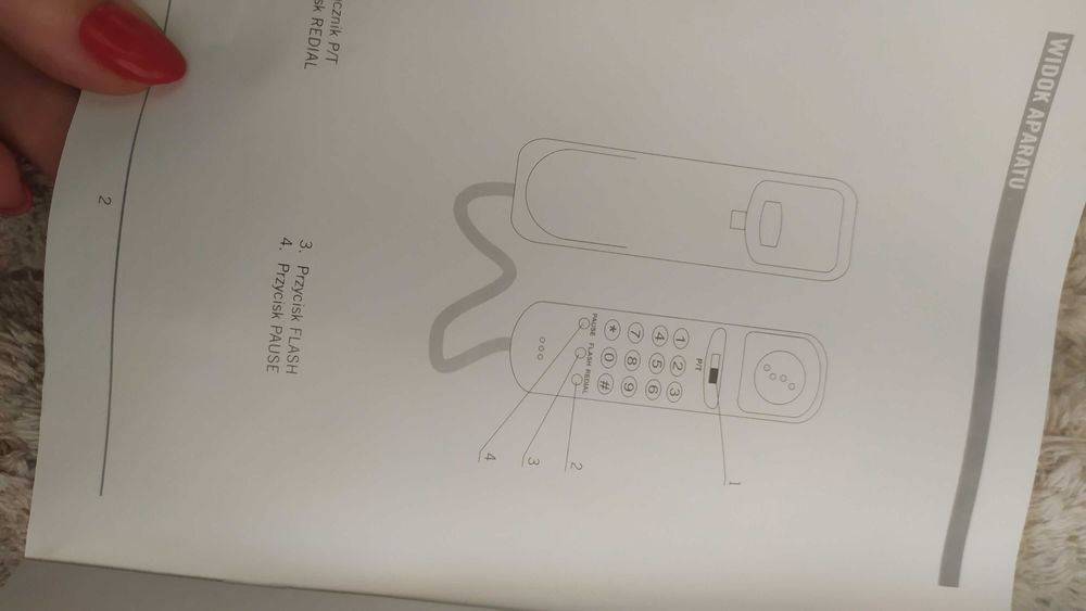 Aparat telefoniczny Atlantel 1102 analogowy- nowy w pudełku