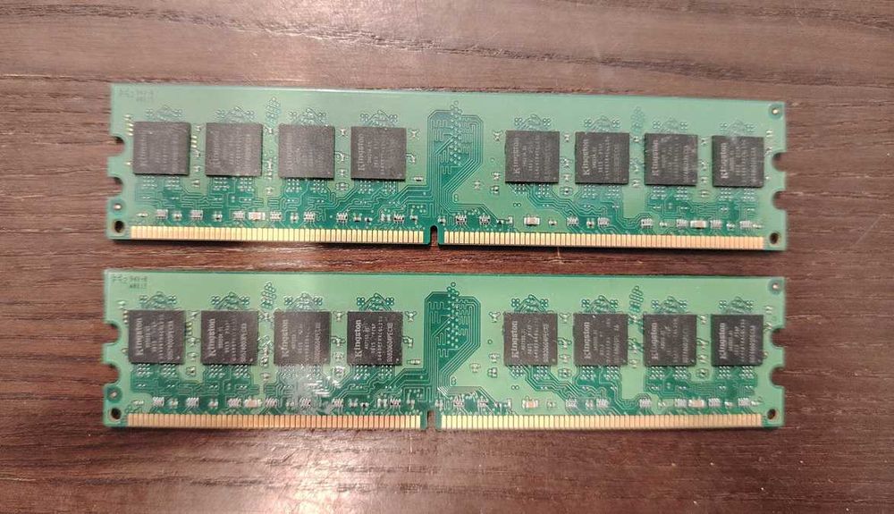 Оперативная память Kingston DDR2 PC2-6400 2 Gb (2 планки по 1 Gb) )