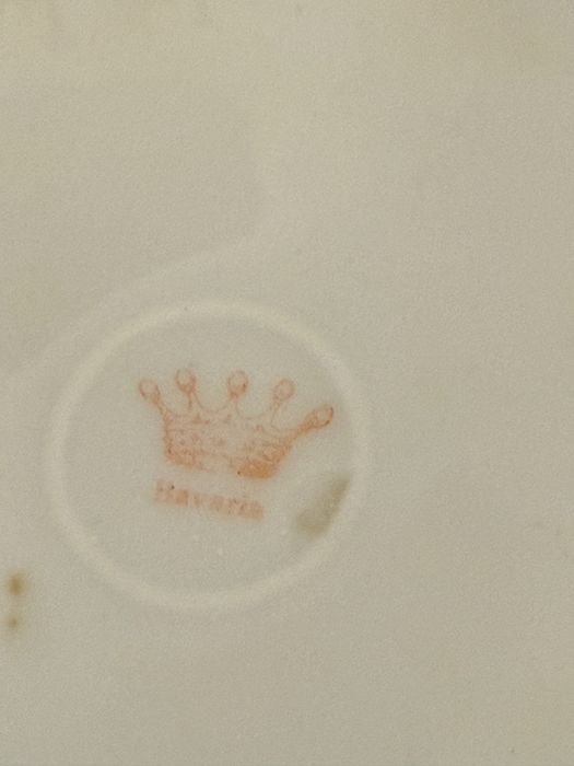 Tułowice Tillowitz stara porcelana w  róże