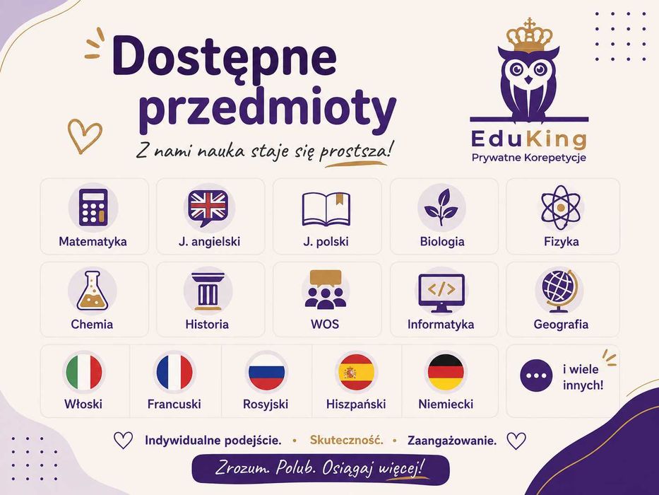 Korepetycje angielski – Stacjonarnie lub Online | E8 | Matura |