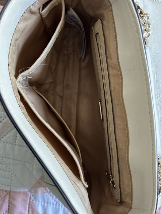 Mala bege guess tiracolo e ombro