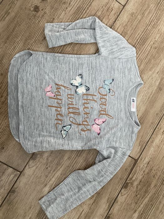 Bluzka sweterek 122/128 h&m