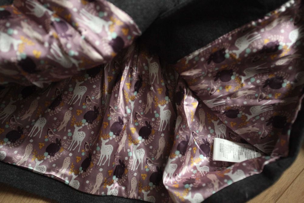 Elegancki jesienny płaszczyk H&M dla dziecka 6-9 miesięcy