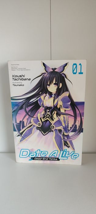 Vendo Volumes 1 a 3 do Manga Date A Live, Edição Inglesa, em Ótimo Est