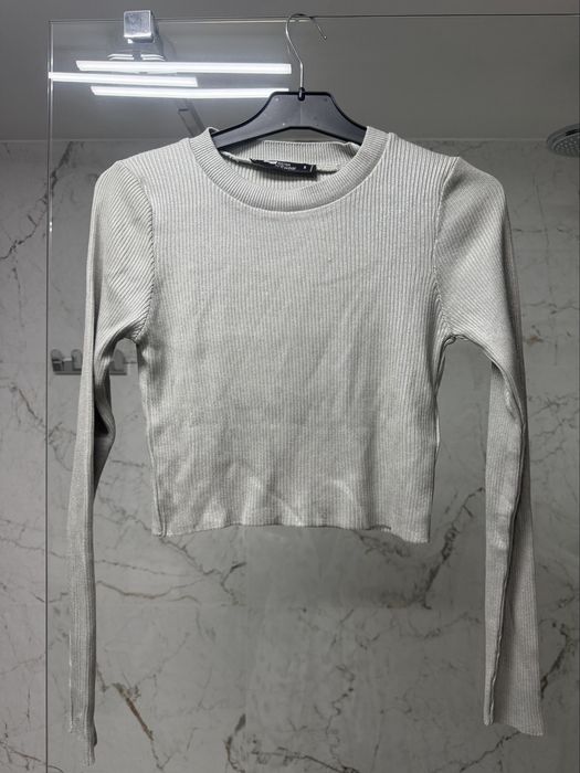 Zestaw komplet 3x sweter Mango New Yorker szare S/M