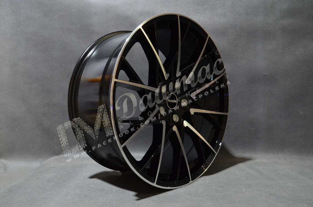 Felgi Riviera RV197 22" 10J ET30 5x127 Black Polished