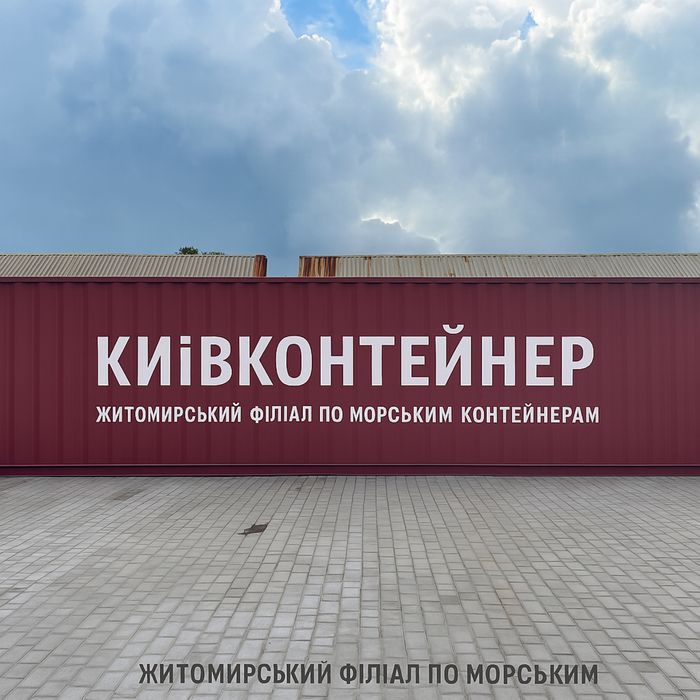 Морський контейнер 20 футів / 40 футів / Житомир / Справжні фото