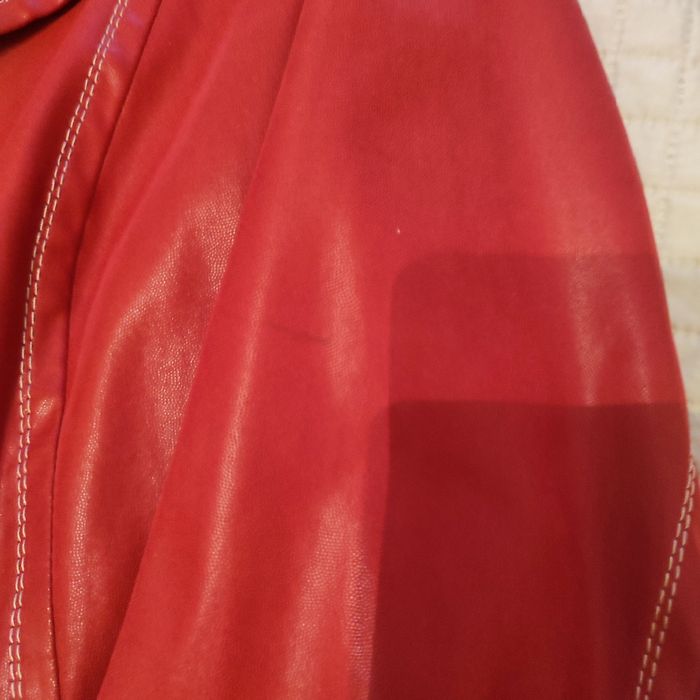 Kurtka czerwona damska przejściowa firma Getex