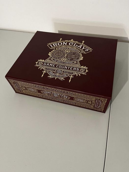 Tokens premium para jogos de tabuleiro - Iron Clays 200 - novo selado