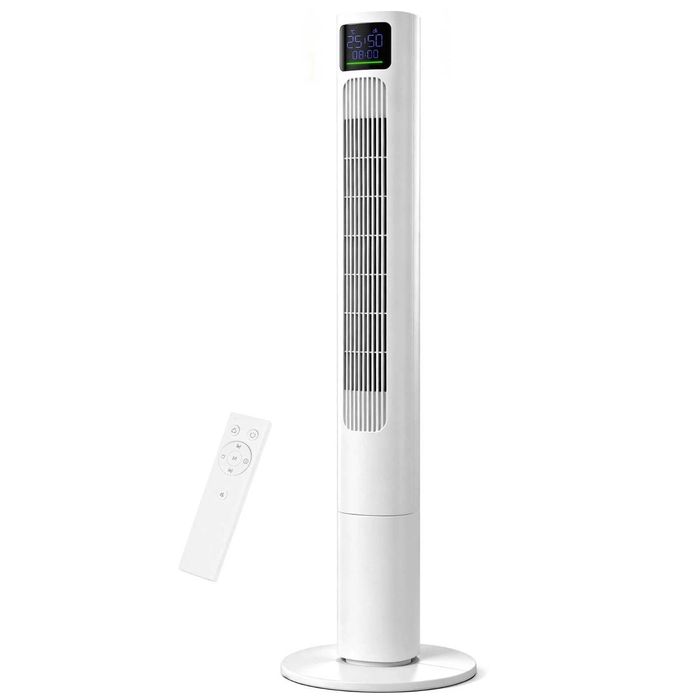 Wentylator kolumnowy TFL06EB 50W, 35 dB, cicha praca, pilot, 90° oscylacja, timer, LED Białystok