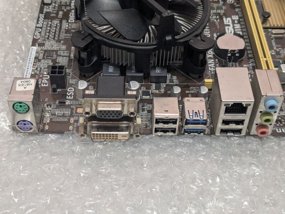 I3 4130, asus h81m-e, 8 gb ddr3, кабелі, термопаста