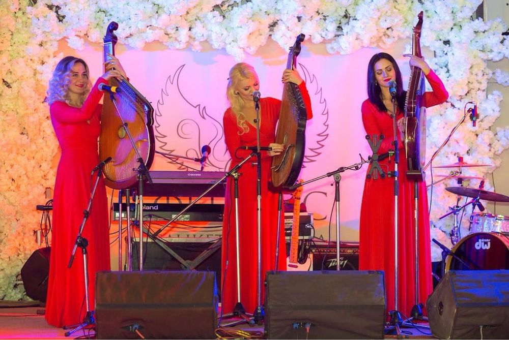 Жива музика на новий рік, Різдво, новорічні свята, бандуристи