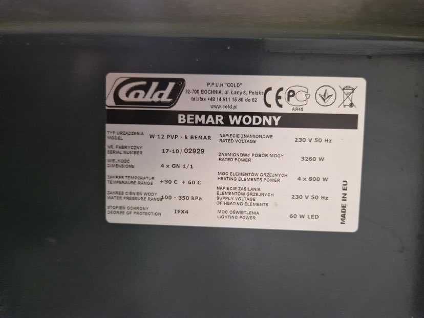 Bemar wodny w dobrym stanie