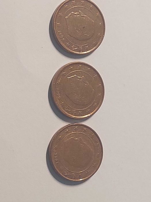 3 Moedas raras de colecção - euro Espanha
