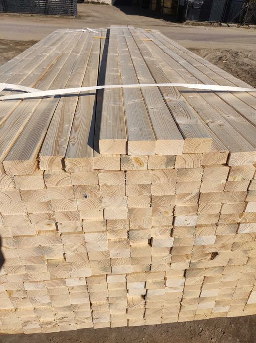 Kantówka strugana 38x63 Legar Łata Deska elewacyjna Deska tarasowa