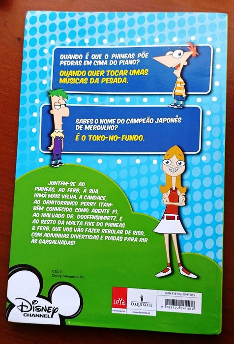 Phineas & Ferb Para Rir às Gargalhadas - portes incluídos