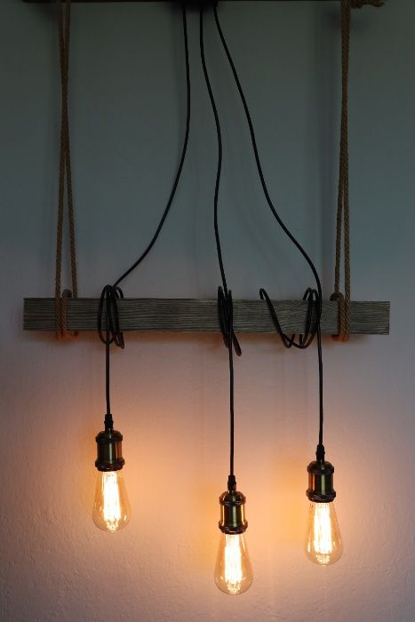 Żyrandol rustykalny