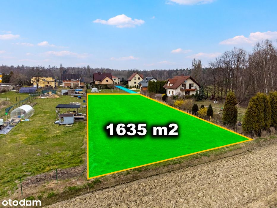 Na Sprzedaż Duża Działka (1635m2) Budowlano-Rolna w Żorach
