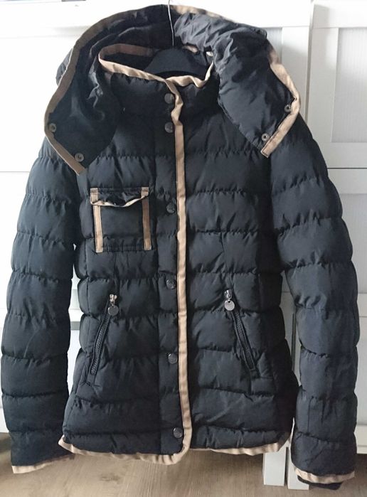 Kurtka zimowa damska M 38 pikowana, ciepła, stan idealny