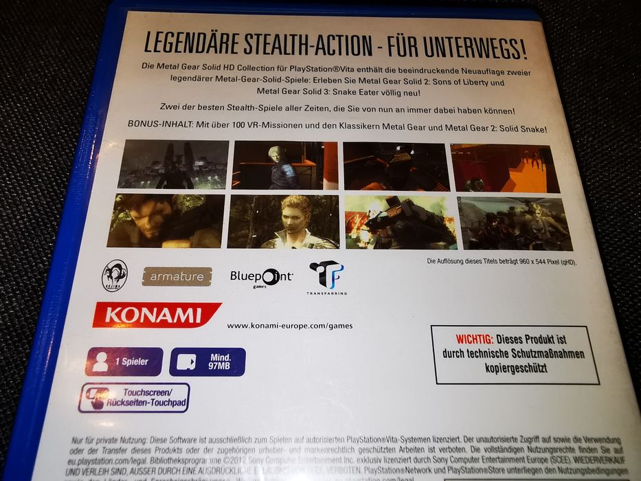Metal Gear Solid HD Collection PS VITA gra ANG (możliwość wymiany) sklep Ursus