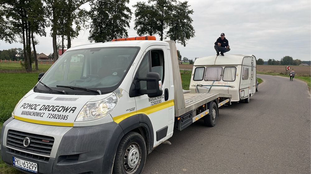 Pomoc drogowa 24/7 autolaweta transport ! autostrada A2/A1 tanio