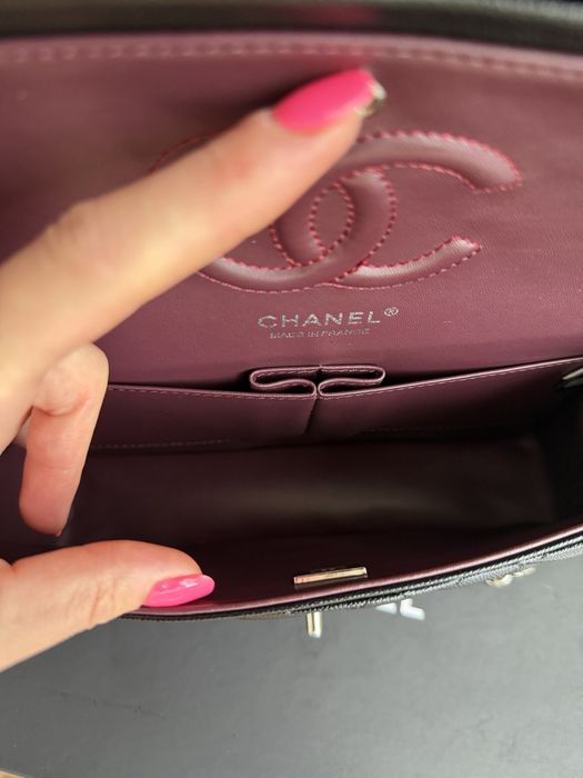 Шкіряна чорна сумка Chanel 26 см
