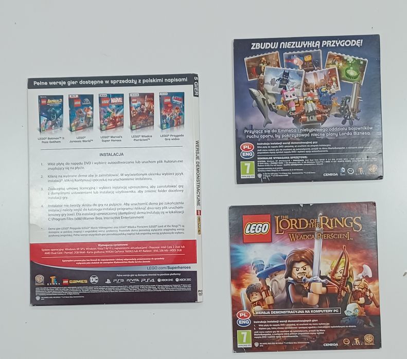 Gry Lego 5szt. na PC