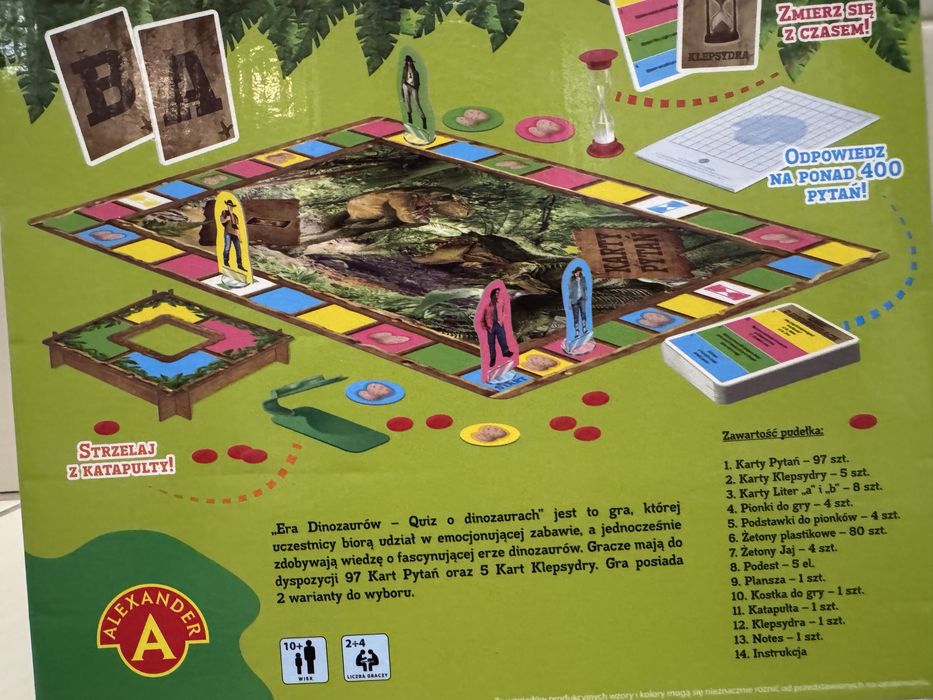 Quiz o dinozaurach - gra edukacyjna - Alexander