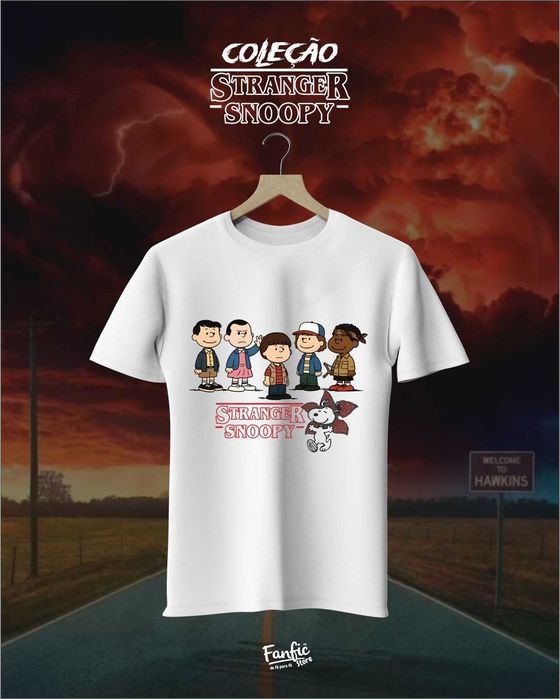 T-shirt Stranger Snoopy "The Hawkins Gang" – Stranger Things – Nova