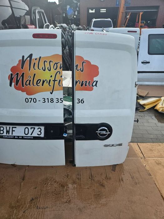 drzwi tylne prawe i lewe opel combo komplet