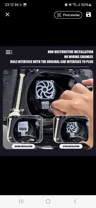 Lâmpadas Led D1s novas em caixa