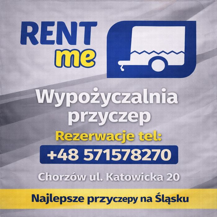 Wypożyczalnia przyczep RENTme Chorzów, przyczepa wynajem