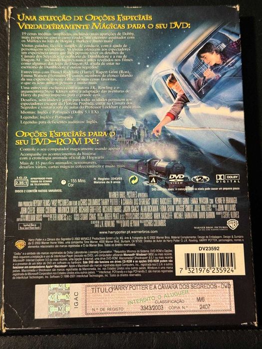 Harry Potter e a Câmara dos Segredos [2 DVD]