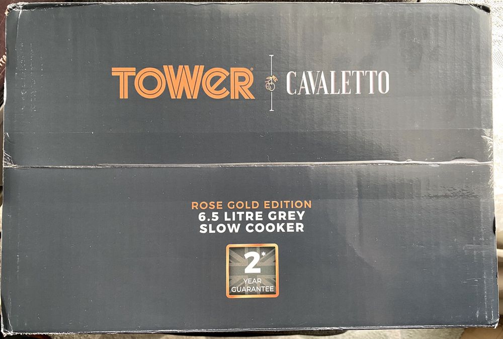 Panela Elétrica Slow Cooker Tower Cavaletto 6,5 L (Nova/selada)