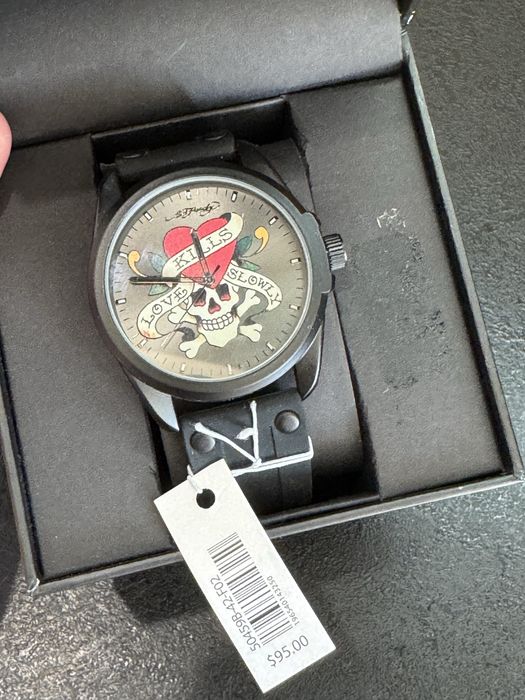 Оригинальные новые часы Ed Hardy 46mm