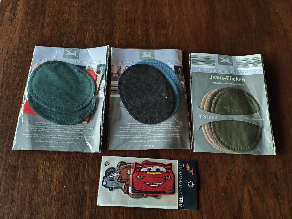 Łatki termiczne naprasowanki zestaw