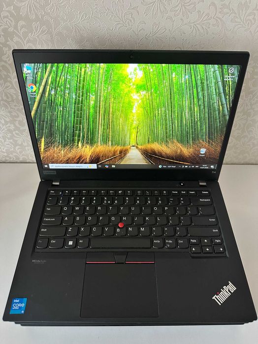 Ультрабук Lenovo ThinkPad T14 Gen 2 / 14" (1920x1080) IPS i5-1145G7 (4 (8) ядра 8GB DDR4 / 256 GB SSD