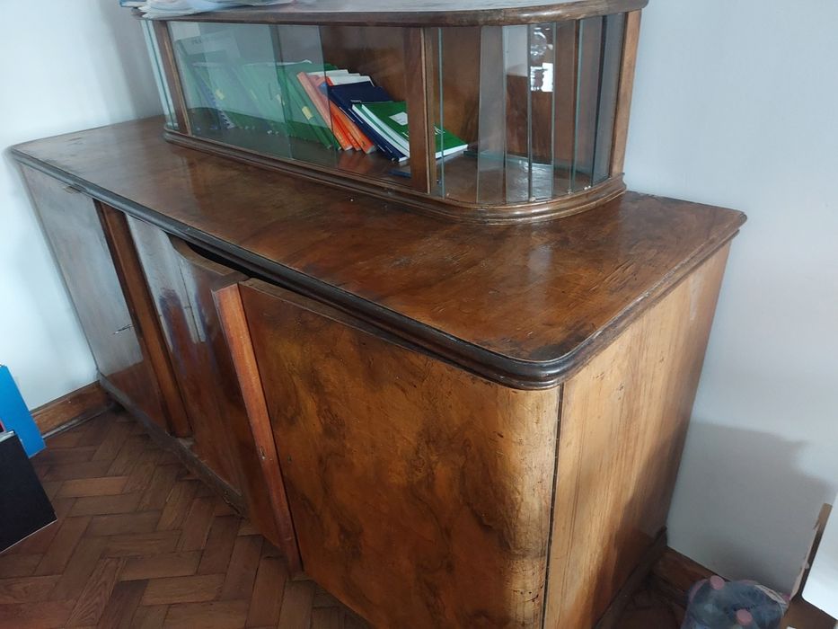 Kredens drewniany z nadstawką