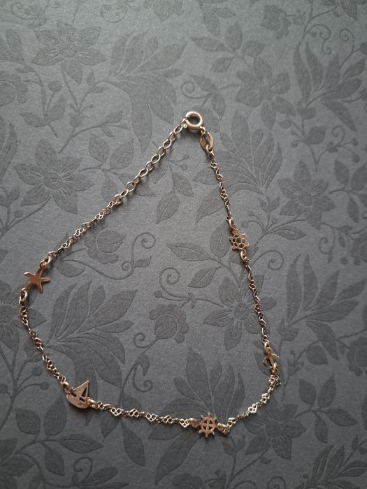 Pulseira tornozelo/ Tornozeleira prata