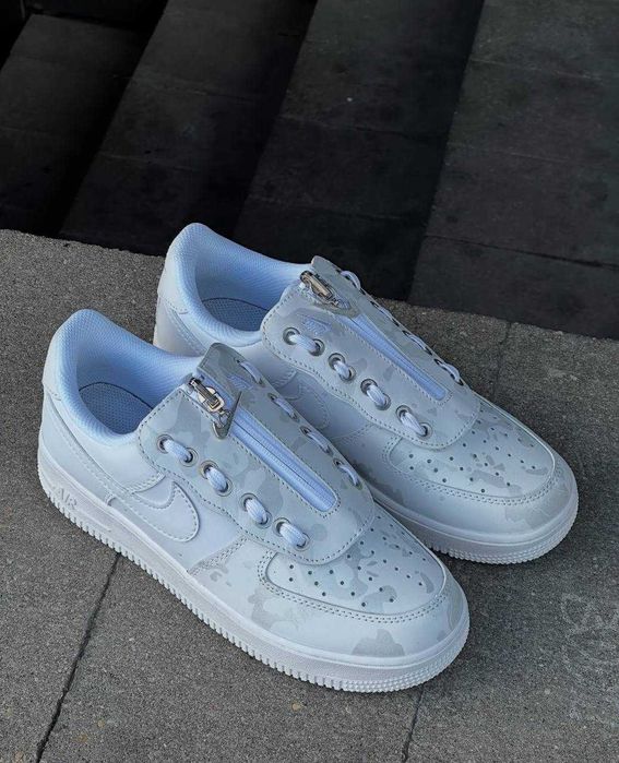 (БЕЗ ПЕРЕДОПЛАТИ)Nike Air Force 1 Shroud White Camo Найк Аір Форси 1