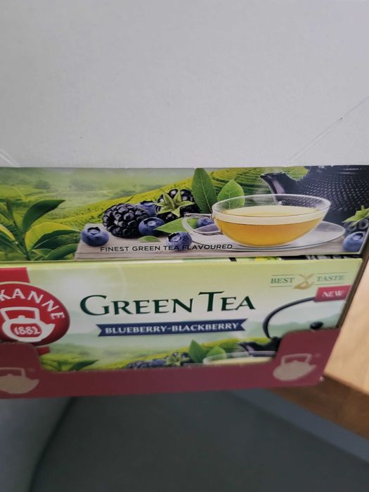 Zielona herbata o smaku jagód teekane
