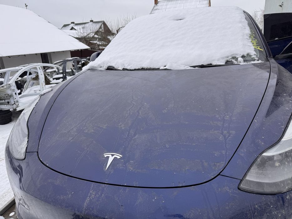 Капот Tesla Model 3 синій PPSB