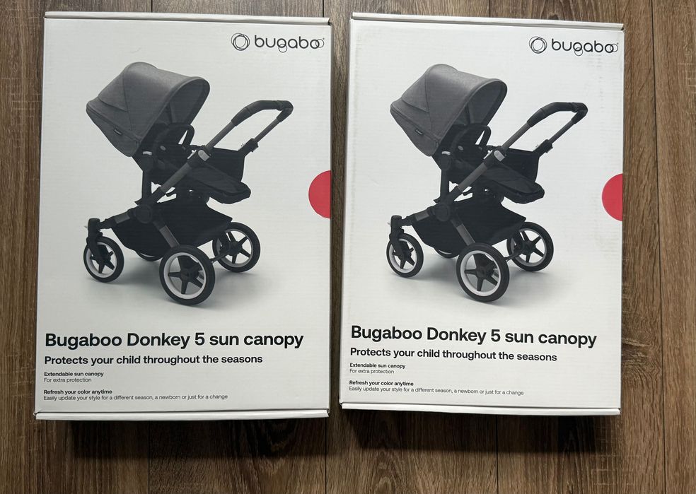 Bugaboo Donkey 5 komplet akcesoriów budki suncanopy hoood daszek komplet