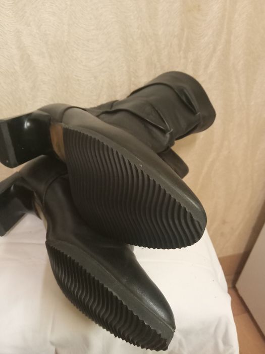 Buty Kozaki damskie czarne 36