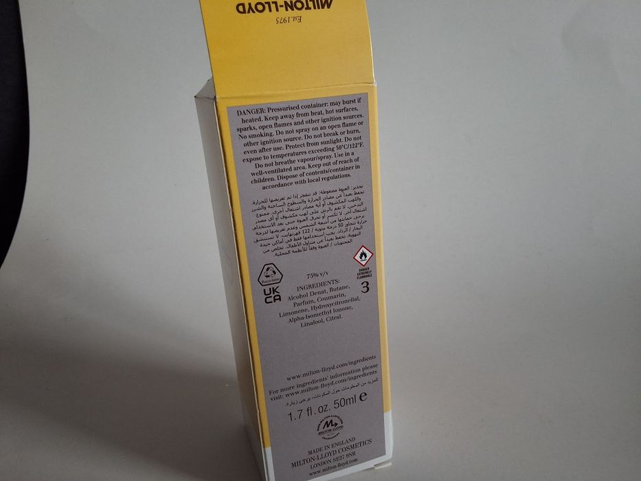 MILTON-LLOYD PURE GOLD  Eau De Toilette 50 ml
