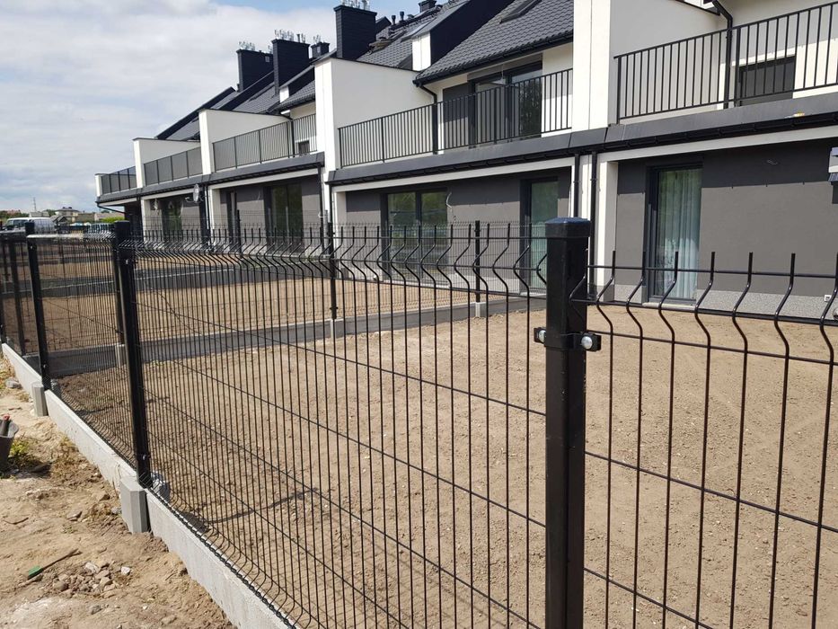 Ogrodzenie panelowe WIŚNIOWSKI 123cm 4mm OC+RAL podmurówka 74zł/mb